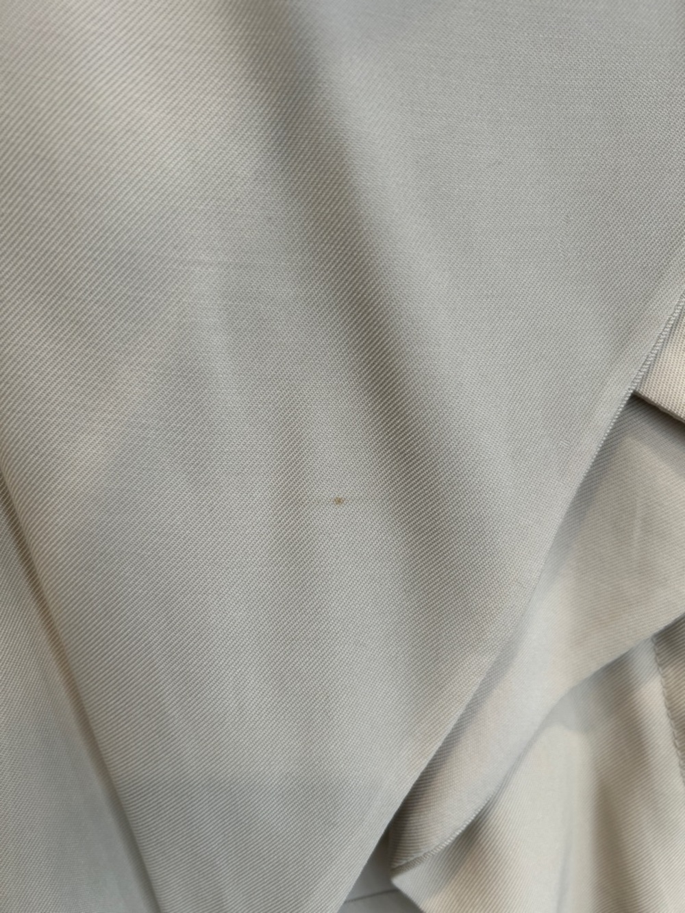 Zara Beige Drape Collar Asymmetric Blazer w/ Buckle Sleeves Sz 2-6 - Picture 6 of 6